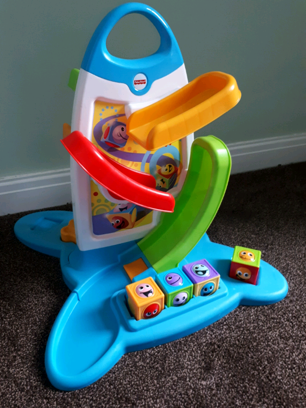 fisher price roller blocks play wall
